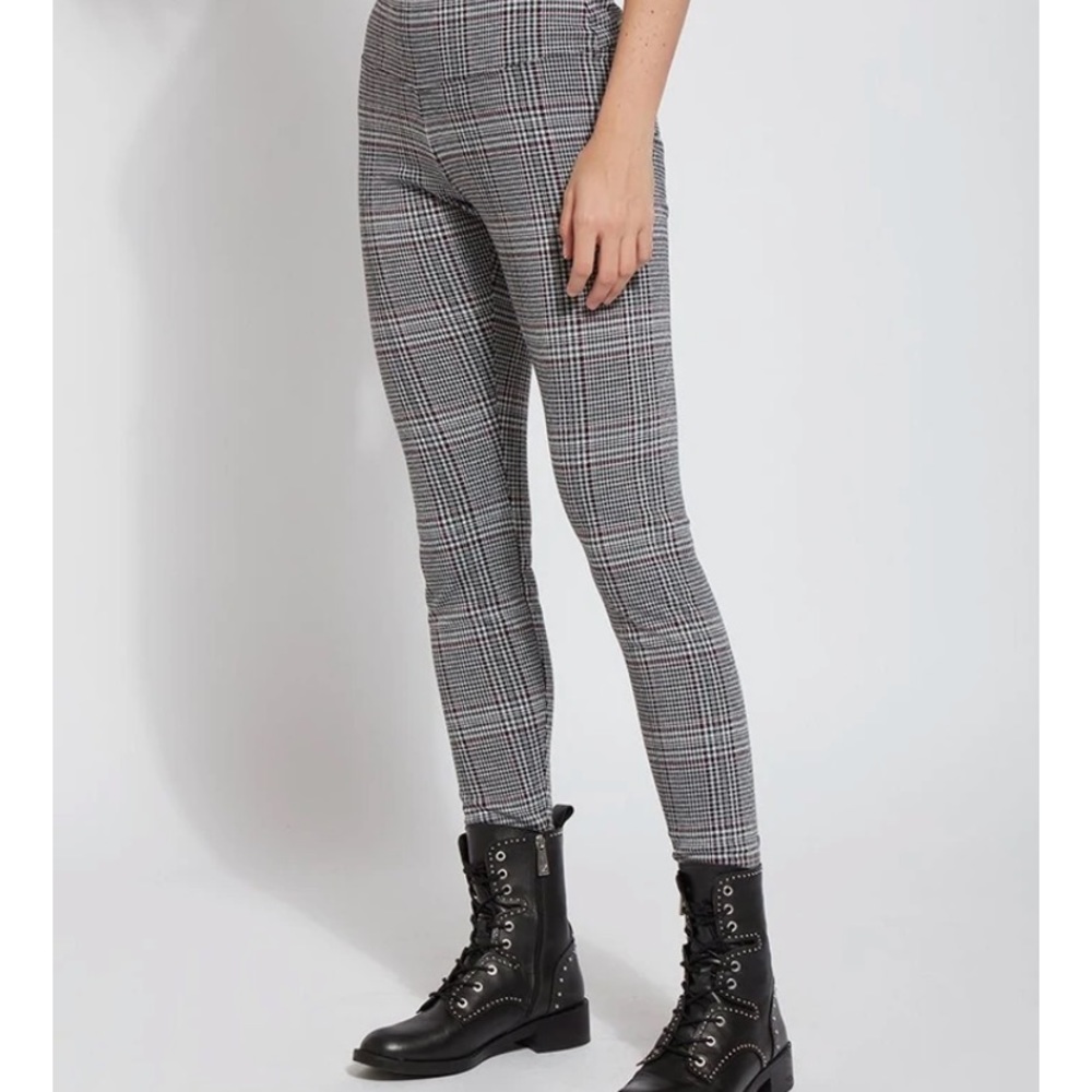 LYSSÉ Lysse New York Signature Legging, bonfire plaid, size small
